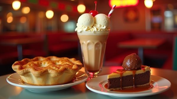 Les desserts emblématiques des diners américains à goûter
